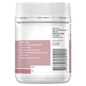 [PRE-ORDER] STRAIGHT FROM AUSTRALIA - Healthy Care Vitamin B6 100mg 120 Tablets